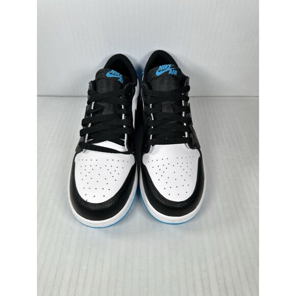 Nike 7Y / 8.5 Women Air Jordan 1 Low Retro OG UNC/Powder Blue CZ0858-104 NEW - Picture 2 of 9